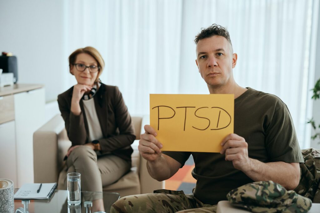 Patient with PTSD in Adulthood